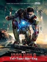 Iron Man 3  Original  (2013) BluRay [Telugu + Tamil + Hindi + Eng]  Movie Watch Online Free