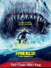 Meg 2: The Trench Original  (2023) HDRip [Telugu + Tamil + Hindi + Eng] Movie Watch Online Free